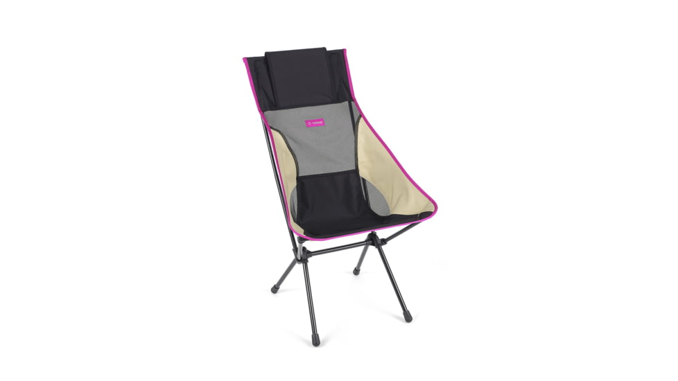 Helinox Sunset Camping Chair, Black/Khaki/Purple, 11187