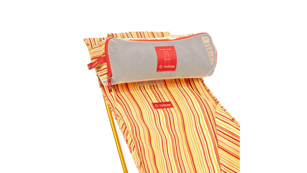 Helinox Sunset Camping Chair, Red Stripe, 11165