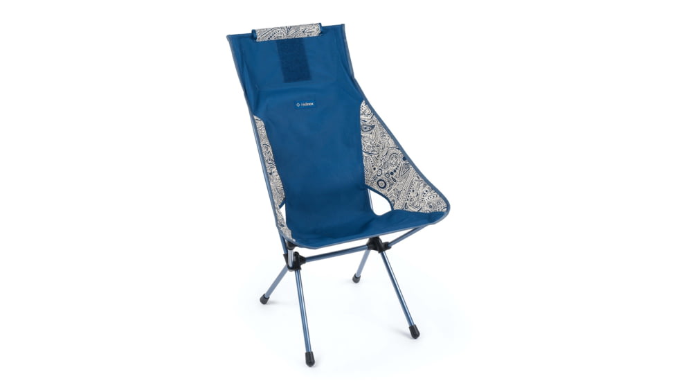 Helinox Sunset Camping Chair, Blue Paisley, 11181