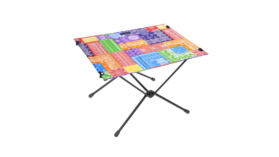 Helinox Table One Hard Top, Large, Rainbow Bandana, 13872