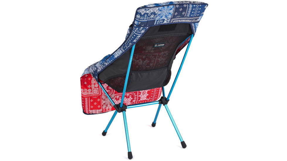 Helinox Toasty Sunset/Beach Chair, Blue &amp; Red Bandana, 12494