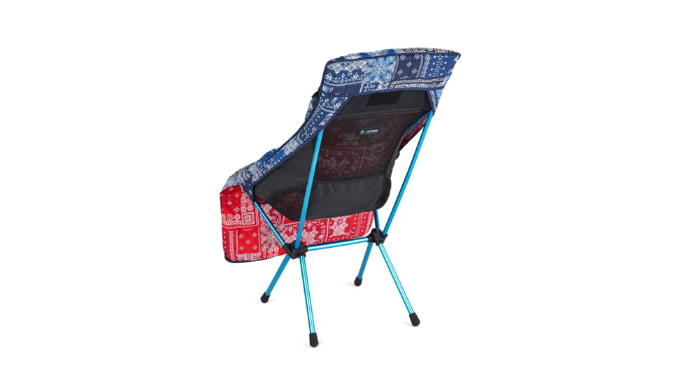 Helinox Toasty Sunset/Beach Chair, Blue &amp; Red Bandana, 12494