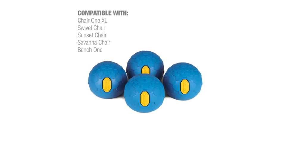 Helinox Vibram Ball Feet Set, 55 mm, Coyote Tan, 15910