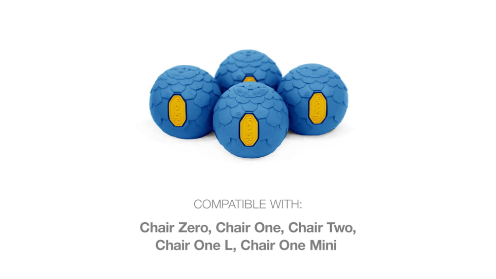 Helinox Vibram Ball Feet Set, Blue, 45mm, 12788