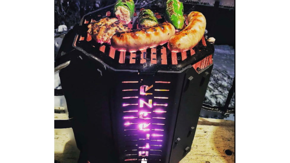 OPMOD HellRazr INCINERATOR Chimney Starter and Portable Grill, Black, INCIN-U-CG-2