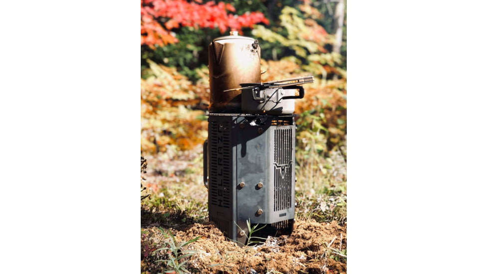 OPMOD HellRazr INCINERATOR Chimney Starter and Portable Grill, Black, INCIN-U-CG-2