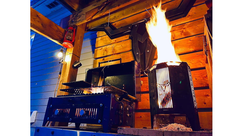 OPMOD HellRazr INCINERATOR Chimney Starter and Portable Grill, Black, INCIN-U-CG-2