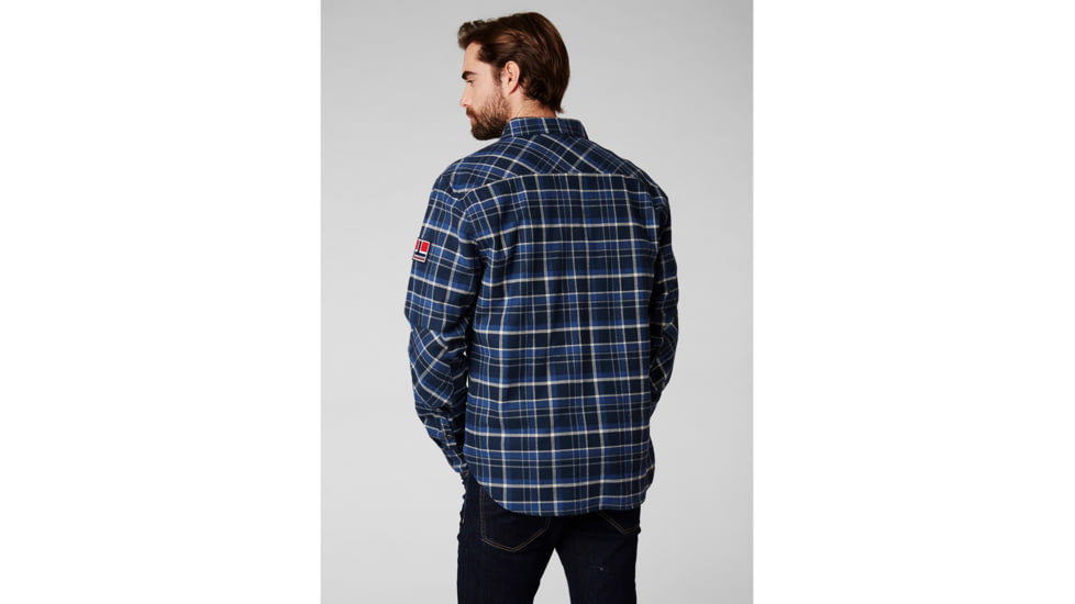 Helly Hansen 1877 Flannel Shirt - Mens, Navy, 2XL, 53224-598-2XL