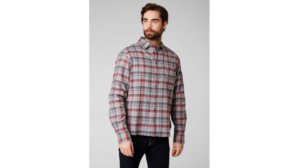 Helly Hansen 1877 Flannel Shirt - Mens, Quiet Shade, Extra Large, 53224-971-XL