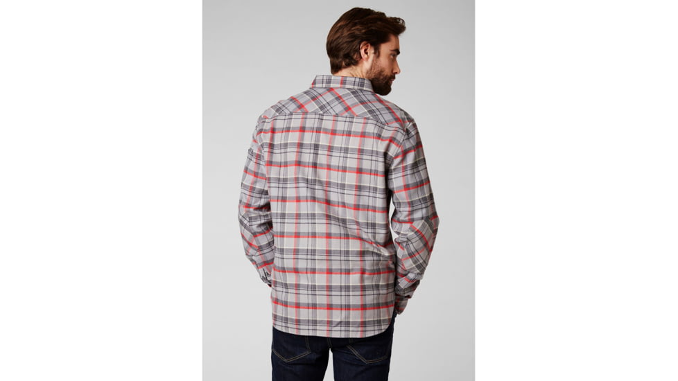 Helly Hansen 1877 Flannel Shirt - Mens, Quiet Shade, Extra Large, 53224-971-XL