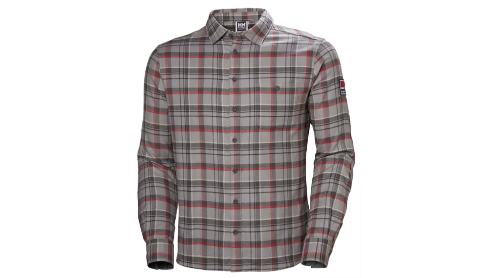 Helly Hansen 1877 Flannel Shirt - Mens, Quiet Shade, Extra Large, 53224-971-XL