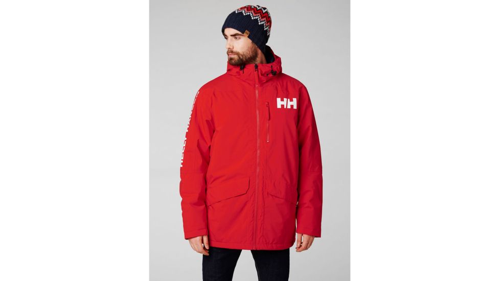 Helly Hansen Active Fall 2 Parka - Mens, Alert Red, 2XL, 53325-222-2XL