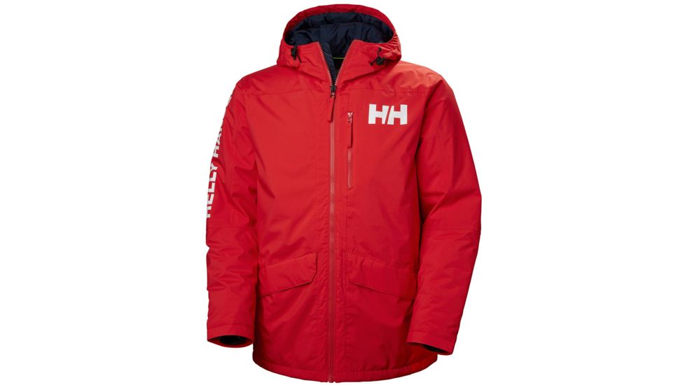 Helly Hansen Active Fall 2 Parka - Mens, Alert Red, 2XL, 53325-222-2XL