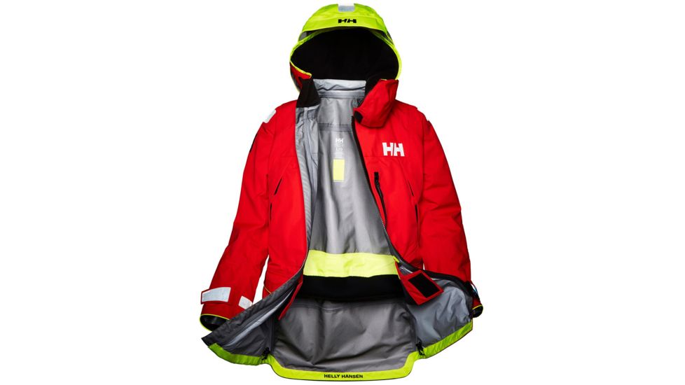 Helly Hansen Aegir Ocean Jacket - Mens, Alert Red, 2XL, 34113-222-2XL