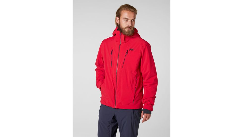Helly Hansen Alpha 3.0 Jacket, Flag Red, Large 65551-110-L