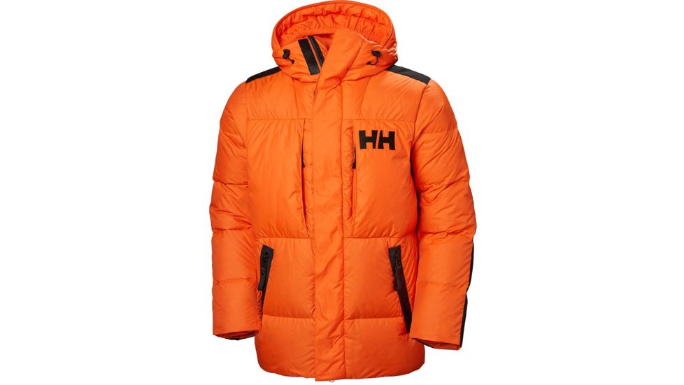 Helly Hansen Arctic Patrol Down Parka - Mens, Bright Orange, 2XL, 53319-226-2XL