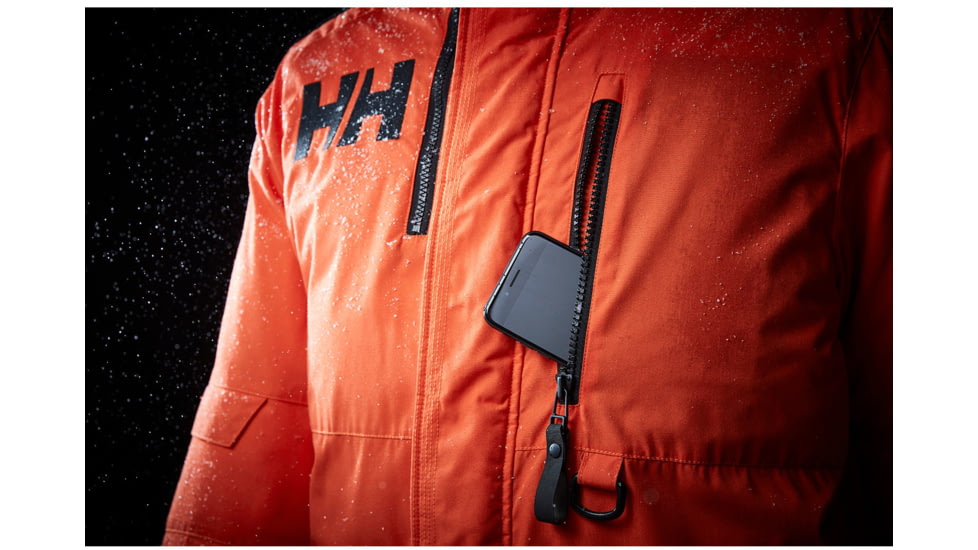 Helly Hansen Arctic Patrol Parka - Mens, Bright Orange, Large, 53320-226-L