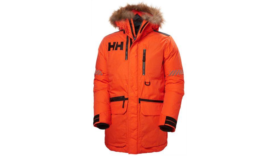 Helly Hansen Arctic Patrol Parka - Mens, Bright Orange, Large, 53320-226-L