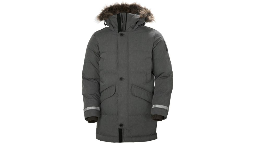 Helly Hansen Barents Parka - Mens, Beluga, Medium, 53167-483-M