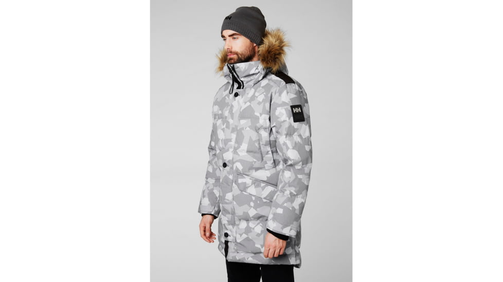 Helly Hansen Barents Parka - Mens, Quiet Shade Camo, Extra Large, 53167-971-XL
