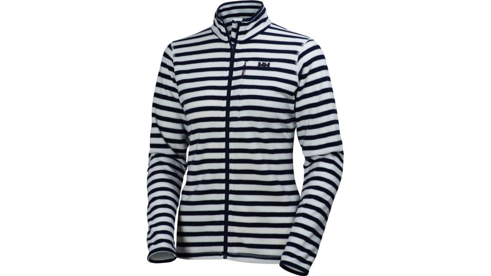 Helly Hansen Bykle Graphic Fleece - Women's-Off White Blue/Narrow Stripe-Small