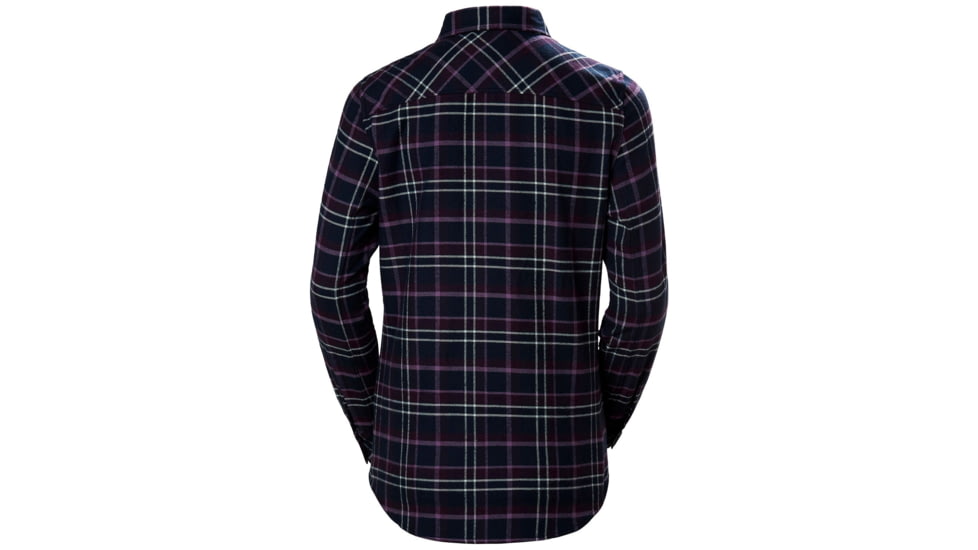Helly Hansen Classic Check Ls Shirt - Womens, Nightshade Plaid, Medium, 62930680-M