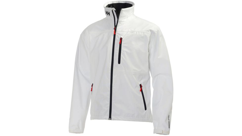 Helly Hansen Crew Jacket - Mens, White, Extra Small, 30263-001-XS