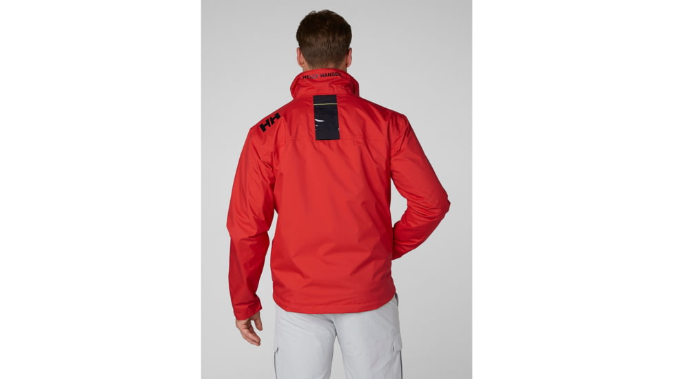 Helly Hansen Crew Midlayer Jacket - Mens, Alert Red, Extra Large, 30253-222-XL