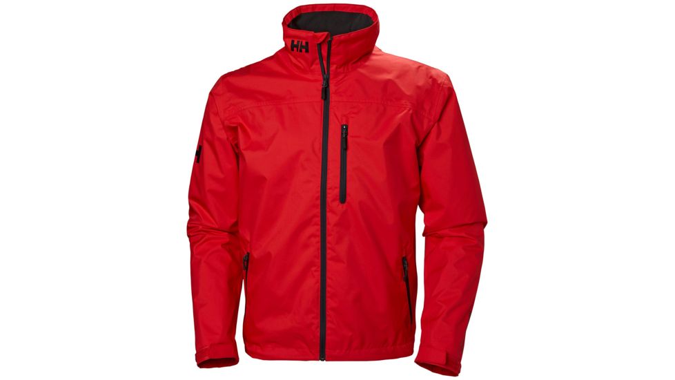 Helly Hansen Crew Midlayer Jacket - Mens, Alert Red, Extra Large, 30253-222-XL