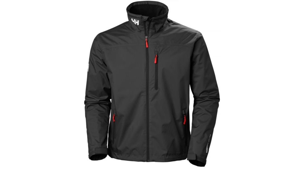 Helly Hansen Crew Midlayer Jacket - Mens, Black, Medium, 30253_990-M