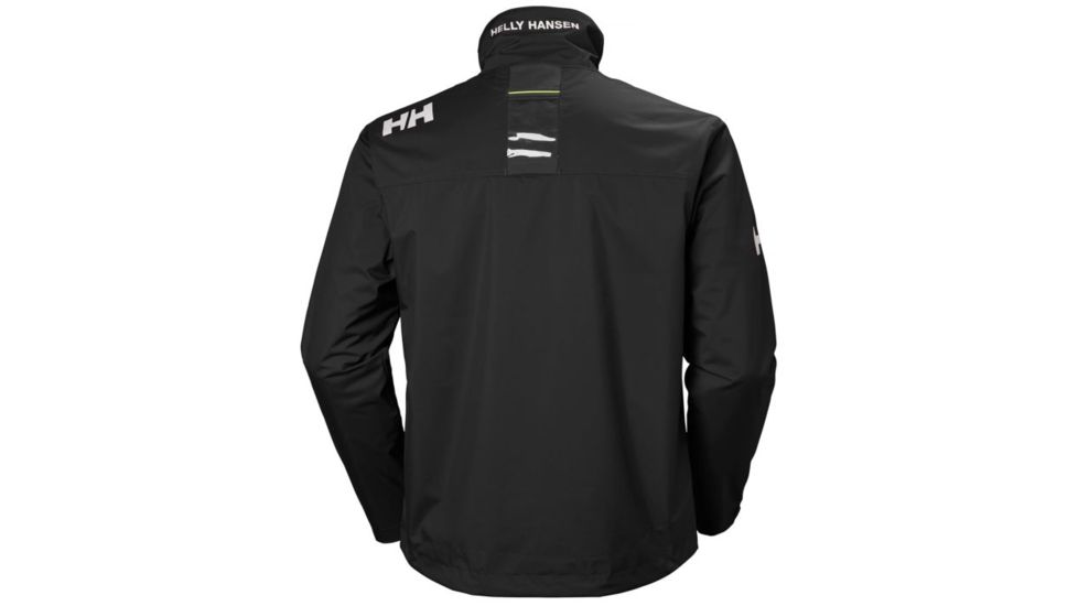 Helly Hansen Crew Midlayer Jacket - Mens, Black, Medium, 30253_990-M