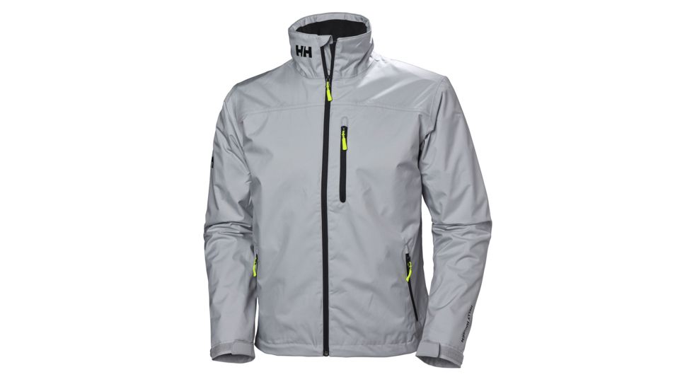 Helly Hansen Crew Midlayer Jacket - Mens, Grey Fog, Large, 30253-853-L