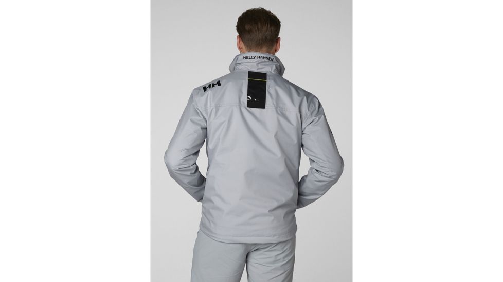 Helly Hansen Crew Midlayer Jacket - Mens, Grey Fog, Large, 30253-853-L