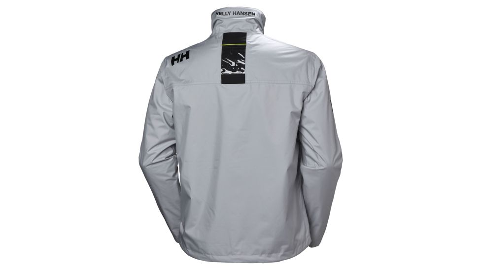 Helly Hansen Crew Midlayer Jacket - Mens, Grey Fog, Large, 30253-853-L