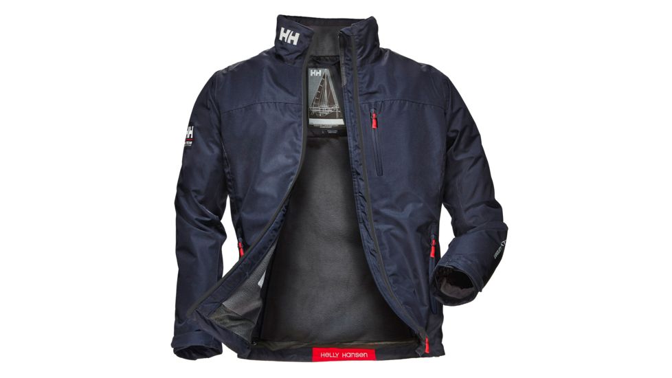Helly Hansen Crew Midlayer Jacket - Mens, Navy, S, 30253-597-S