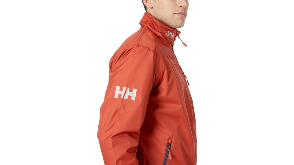 Helly Hansen Crew Midlayer Jacket - Mens, Red Brick, XL, 30253-199-XL