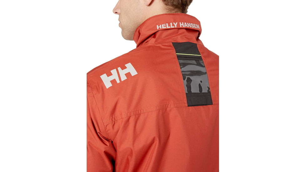 Helly Hansen Crew Midlayer Jacket - Mens, Red Brick, XL, 30253-199-XL