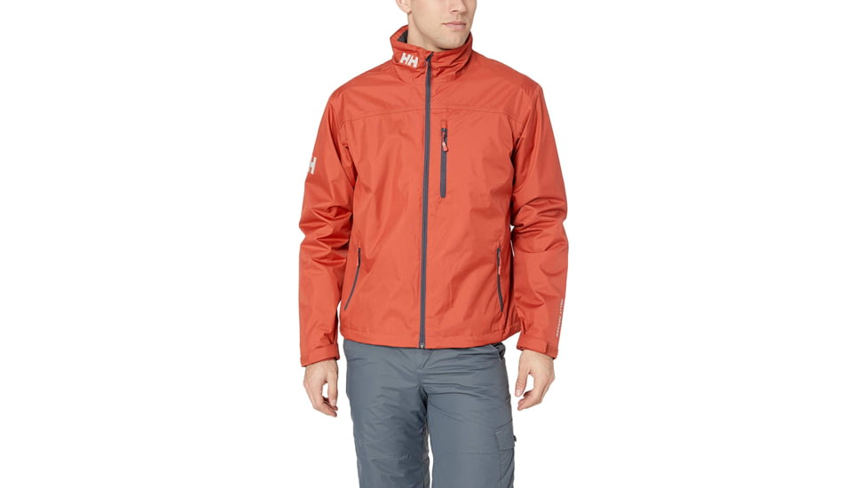 Helly Hansen Crew Midlayer Jacket - Mens, Red Brick, XL, 30253-199-XL