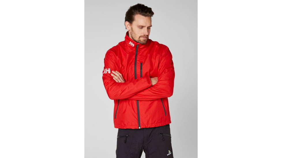 Helly Hansen Crew Midlayer Jacket - Mens, Red, S, 30253-162-S