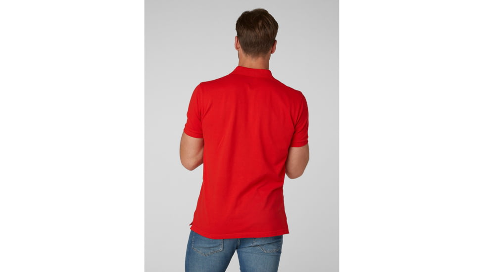 Helly Hansen Crew Polo - Mens, Alert Red, Extra Small, 34004-222-XS