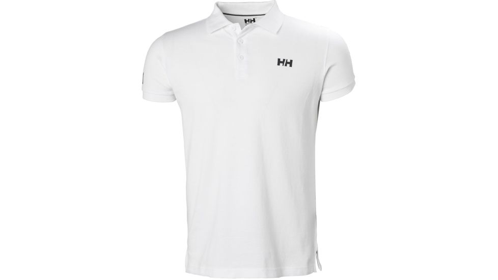 Helly Hansen Crew Polo - Mens, HH Branded White, 3XL, 34004-002-3XL