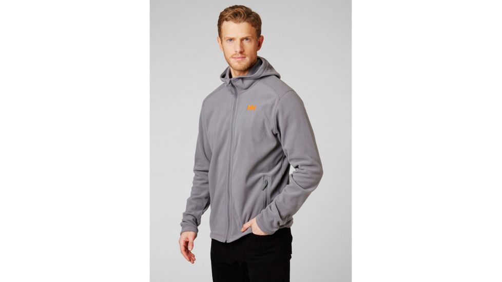 Helly Hansen Daybreaker Hooded Fleece Jacket - Mens, Quiet Shade, Extra Large, 51869-971-XL