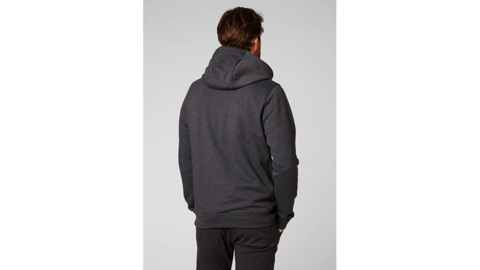 Helly Hansen F2F Cotton Hoodie - Mens, Ebony, Extra Large, 62934-980-XL