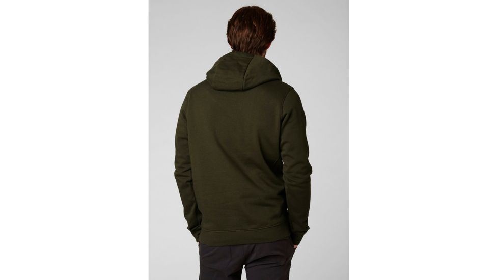 Helly Hansen F2F Cotton Hoodie - Mens, Forest Night, Extra Large, 62934-469-XL