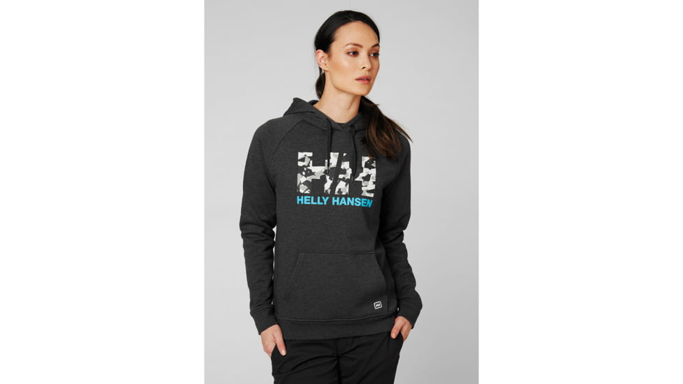 Helly Hansen F2F Cotton Hoodie - Women's, Ebony, Extra Large, 62936980-XL