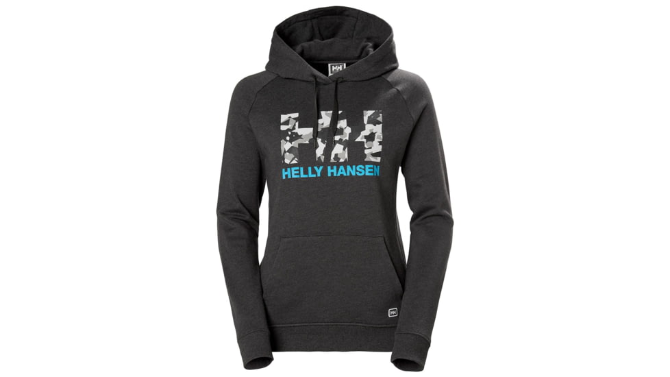Helly Hansen F2F Cotton Hoodie - Women's, Ebony, Extra Large, 62936980-XL
