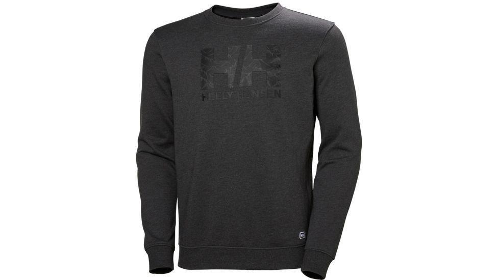 Helly Hansen F2F Cotton Sweater - Mens, Ebony, Large, 62933-980-L
