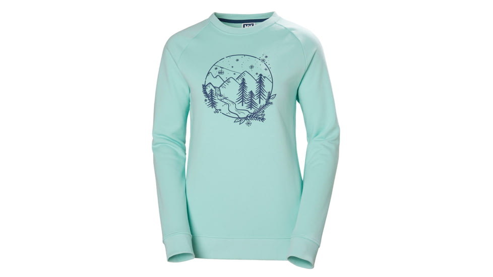 Helly Hansen F2F Cotton Sweater - Womens, Blue Tint, Extra Large, 62935501-XL