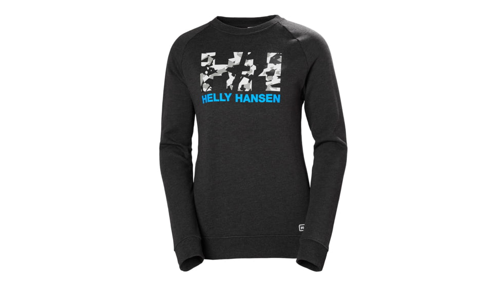 Helly Hansen F2F Cotton Sweater - Womens, Ebony, Extra Large, 62935980-XL