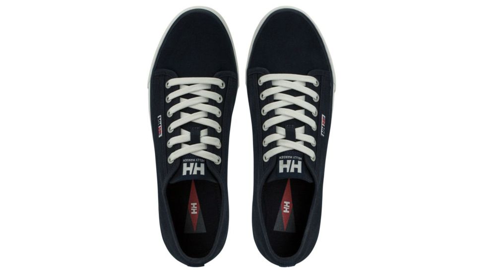 Helly Hansen Fjord Canvas Shoe V2 - Mens, Navy/Red/Off White, 11.5, 11465-597-11.5